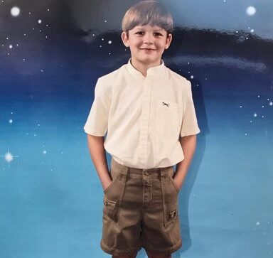 Israel Jimenez as a kid